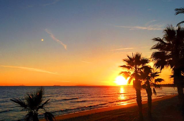 #Sunset in Marbella.